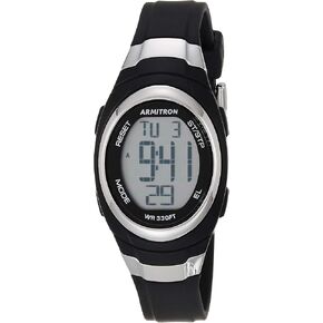 Armitron Sport Women's Digital Chronograph Resin Strap Watch, 45/7034