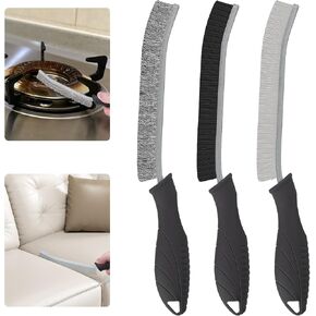Sxhyf Cleaning Brush Set 3Pcs - Wire Brush, Crevice Cleaning Brush, Home Cleaning Supplies for Removal Dust, Remove Dirt and Rust, Multifunctional Gadgets for Kitchen, Bathroom, Vehicle, Grout