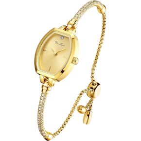Petite Bracelet Watch for Women, Gifts for Girlfriend Diamond Dress Analog Watch Waterproof