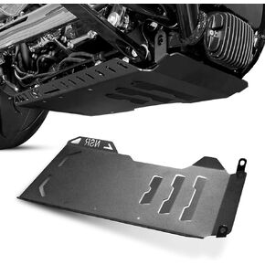 Motorcycle Skid Plate for Harley Softail Street Bob Fat Boy Breakout Fat Bob Low Rider Low Rider st 2018-2023 Lower Engine Base Chassis Guard for Harley Softail Accessories, Black