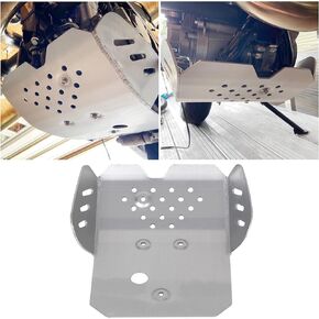 ECOTRIC Skid Plate Engine Cover Guard Protector Compatible with 2000-2020 Suzuki DRZ400 DRZ400E DRZ400S, 2003 Kawasaki KLX400 Dual Sport Flatland Racing - Aluminum