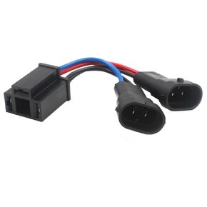 For 2014-2023+ Street Glide Road King Special Headlight Dual Lamp Adapter Dual Beam Headlight Splitter Harness Adapter For Road Glide H4 Splitter Harness for Dual Beam Headlights H4 to H9/H11