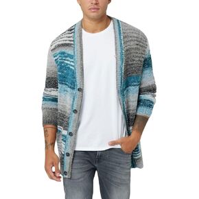 GUESS Men's Edoardo Space Dye Cardi Sweater