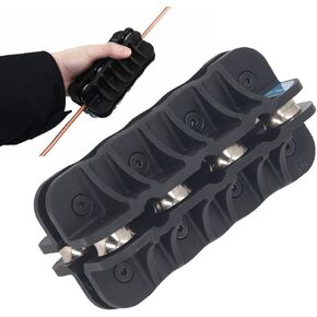 Tubing Straightener, 3/4in 19mm Handheld Universal Pipe Straightening Tool, Universal Brake Line Straightening Tool for Brake Fuel System Lines