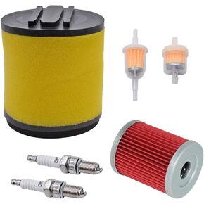 Air Filter Oil Filter Tune Up Kit For Arctic Cat 250 300 ATV Replace for 0470-421 0470-355 with Spark Plug Fuel Filter
