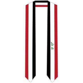 5.5x72 Inch Iraq Double Sided International Graduates Stole Scarfs
