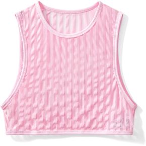 Men's Sexy Mesh Crop Tank Top for Party and Clubwear