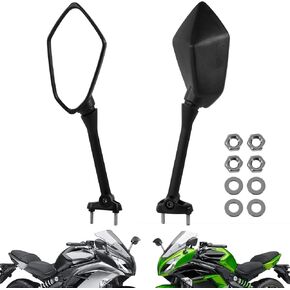 Motorcycle Mirrors Ninja 650R Mirrors For Ninja 650R EX650 2009-2017 Ninja 1000 Z1000SX 2011-2015 Ninja 400R 2010-2014 Motorcycle Rear View Mirror ER6F ER-6F 2009-2015 Side Mirrors