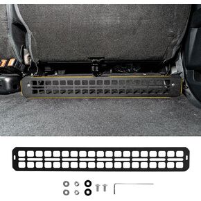 Seat Bottom Divider Panel Compatible with Ford F150 2015+ Raptor 2015+ Super Duty 2017+ Under Seat Molle Panel Second Row Storage Panel 2nd Row Under Seat Organizer Accessories