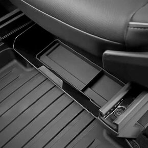 Rear Under Seat Storage Box Compatible with Tesla Cybertruck 2024, Modular Organizer for Second Row Under Seat Organizer Accessories - Robust Rear Storage Solution
