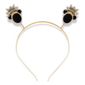 boderier Christmas Headband Gift Bow Happy New Year Headbands for Women Santa New Years Holiday Party Costume Accessories