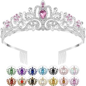 تاج ذهبي، عصابات رأس من حجر الراين الكريستالي للنساء عيد ميلاد سعيد تاج الأميرة مع أمشاط زينة أنيقة لغطاء الرأس لعيد الميلاد وحفلات الزفاف وحفلات التخرج والهدايا in Kuwait