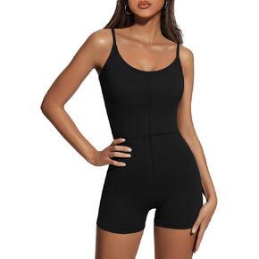 AUTOMET Womens One Piece Jumpsuits Shorts Rompers Sexy Bodysuit Workout Summer Outfits Gym Yoga Fashion Trendy Clothes