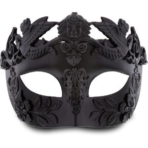Venetian Royal Masquerade Ball Mask Costume - Half Masquerade Steampunk Mask, Baroque Costume Accessory