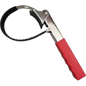 Auto Oil Filter Wrench Multi-Purpose Adjustable Filter Removal Wrench Filter High Strength Repair Steel Plate Belt Wrench for Car Repair Tools Silver