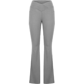 Yoga Suit Long Women's Gym Clothing Women's Yoga Clothes with Pockets Flared Pants Yoga Leggings