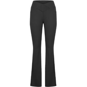 Yoga Suit Long Women's Gym Clothing Women's Yoga Clothes with Pockets Flared Pants Yoga Leggings