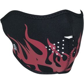 Zanheadgear® Half Mask Neoprene Red Flames