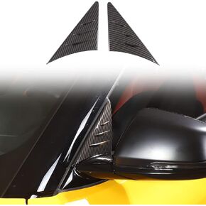 Fit for Toyota Supra GR A90 A91 MK5 2019-2022 ABS Rearview Mirror Side Spoiler Trim Cover Stickers, Channel The Car Air, Reduce The Wind Noise Inside The Car,Made of ABS 2PCS
