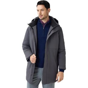 Parka Jacket Men Mens Long Puffer Coat Jacket Water-Repellent Windproof Breathable in Saudi Arabia