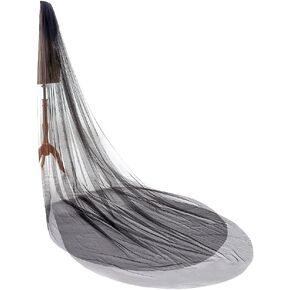 EllieHouse Womens 2 Tier Cathedral Wedding Bridal Veil With Metal Comb
