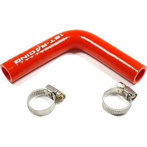 ID= 5/8" Silicone Pipe For LS Swap Heater Hose 90 Degree Bend Molded Heater Hose Red