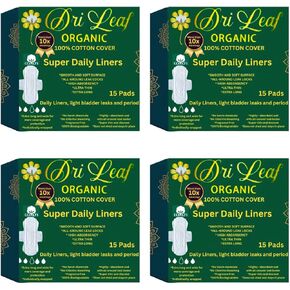 Panty Liners Extra Long - 9.6in X 3.1in - 2pk (30pads) Organic Panty Liners - Incontinence Panty Liners with Wings - Cotton Panty Liners for Women - Light Days Panty Liners for Women (30)
