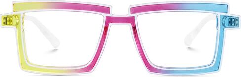 Zeelool Rectangle Glasses Stylish Eyewear for Women Frame with Non-prescription Clear Lens ZJGP094654 in Saudi Arabia