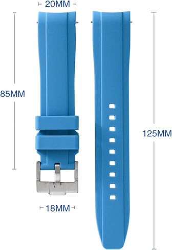 Quick Release Silicone Bands Compatible with Omega X Swatch Moonswatch Watch 20mm Curved No Gap Premium Silicone Rubber Strap Watch Replacement Band Men Women in Kuwait