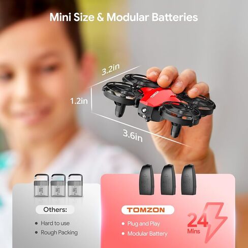 TOMZON Red and Blue 2 Pack 6 Batteries in Saudi Arabia