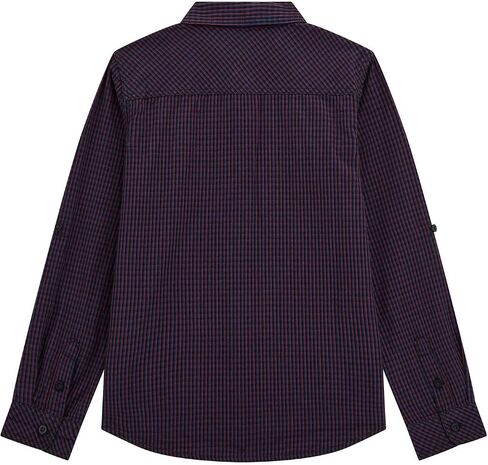 GUESS Boys' Long Sleeve Poplin Adjustable Shirt in Saudi Arabia