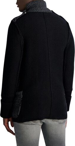 KARL LAGERFELD mens Color Blocked Long Sleeve Cardigan in Saudi Arabia
