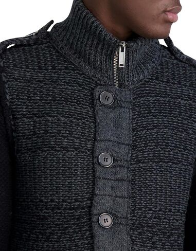 KARL LAGERFELD mens Color Blocked Long Sleeve Cardigan in Saudi Arabia