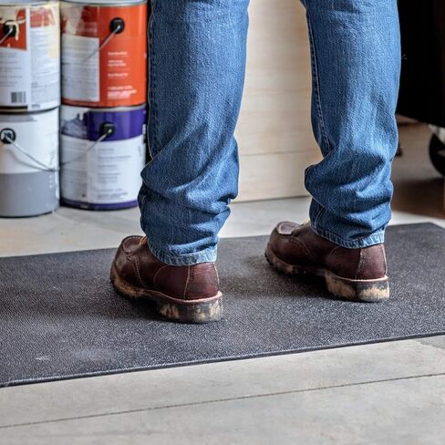 سجادة متجر مضادة للتعب 286016 من Duck Brand، 38 بوصة × 24.75 بوصة، أسود in Kuwait