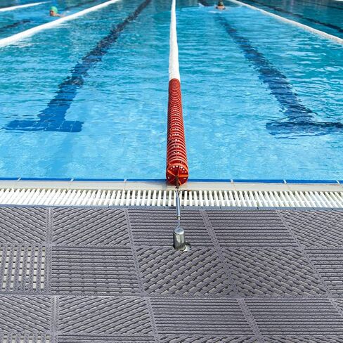 18 حزمة من بلاط أرضيات المرآب المتشابك مقاس 30.48 سم × 30.48 سم، بلاط مطاطي مانع للانزلاق، بلاط سطح متشابك مع فتحات لحمام السباحة، دش، سقيفة جراج وقارب in Kuwait