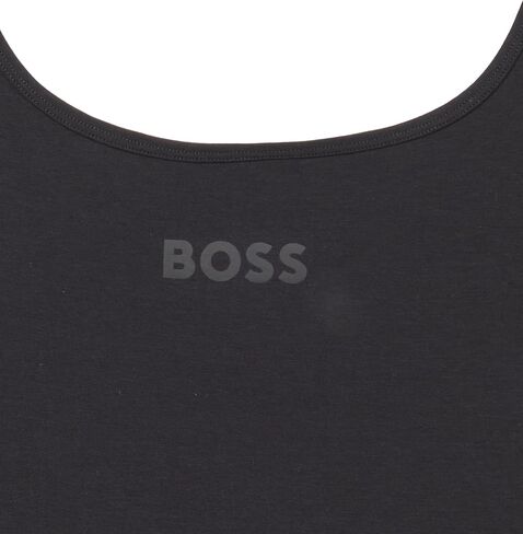 تيشيرت BOSS رجالي ناعم من الجيرسيه برقبة واسعة بدون أكمام in Saudi Arabia