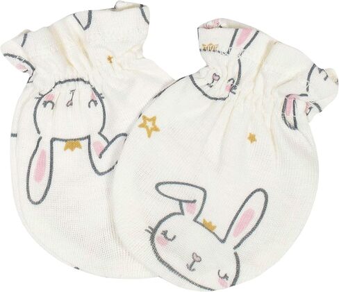 Gerber Baby Girls Cap and Mitten Sets 8pc Pink Leopard 0-3 Months in Kuwait