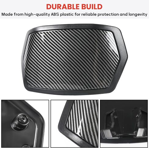 Plastic Gauge Spoiler for Can-Am Ryker, Gauge Spoiler Kit Support for Can Am Ryker 600 900 Sport & Ryker Rally Edition All Modes Accessories, Replace OEM #219400818 (Black) in Saudi Arabia