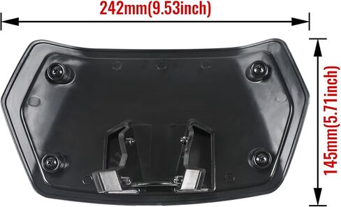 Plastic Gauge Spoiler for Can-Am Ryker, Gauge Spoiler Kit Support for Can Am Ryker 600 900 Sport & Ryker Rally Edition All Modes Accessories, Replace OEM #219400818 (Black) in Saudi Arabia