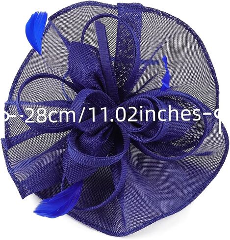 قبعات Bubbmi Lady Flower Fascinators مع عصابة رأس ومشابك in Kuwait