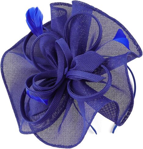 قبعات Bubbmi Lady Flower Fascinators مع عصابة رأس ومشابك in Kuwait