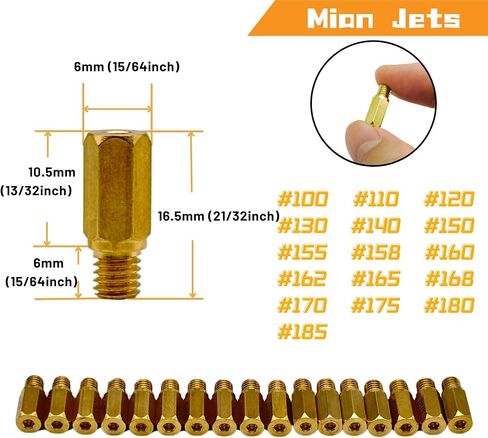 24Pcs Carburetor Jet Kit for Keihin Nibbi FCR-MX PE PJ PZ PWK CVK GY6 99101-393 N424-21 in Kuwait