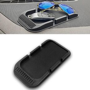 Anti-Slip Gel Pad Car Dashboard Stand for Navigation Cell Phone, Black