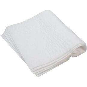 Sandhill Oil and Fuel Absorbent White Non Bonded Pads, 15" x 18" - 5 Pack (Heavy-Weight)