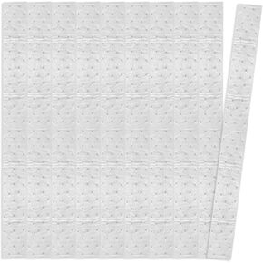 Oil Absorbent Pads, Heavyweight Oil Pads Absorbing for Kitchen Range Hood, Universal Oil Absorbent Mat, White Cooker Hood Oil Mat, 4 x 34 Inch (10 Sheets)
