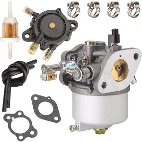 10L0LCarburetor Fuel Pump Kit for EZGO Golf Cart TXT Medalist Marathon 1991-up 4-Cycle with 295cc Engines, Replace OEM 72840-G01 26645-G01 72558-G02 26726-G01 26727-G01 603901 17553