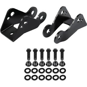 KUAFU 3’’-5’’ Rear Drop Shock Extender Compatible With 1988-1998 Chevy Silverado C1500 GMC Sierra C1500 2WD Shock Extension Lowering Kit