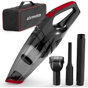Car Vacuum - 12V High Power Portable Handheld Vacuum Cleaner with 15.7 Ft Cord - Cleaning Essentials for Carpet and Car - Car Accessories for Men and Women