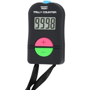 1PCS Electronic Digital Hand Tally Counter,Small Golf Sports Counter, Electronic Add/Subtract Manual Clicker