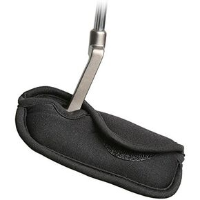 Black Golf Putter Headcover Neoprene Club Head Cover Perfect for Blade Putters Fits Right Handed Putters Clubs